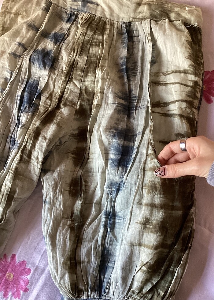 Fairycore / bohem şort kapri - Görsel 3