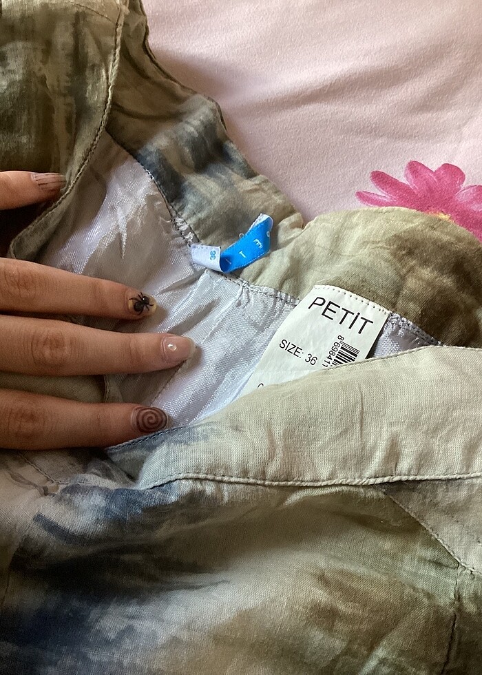 Fairycore / bohem şort kapri - Görsel 4