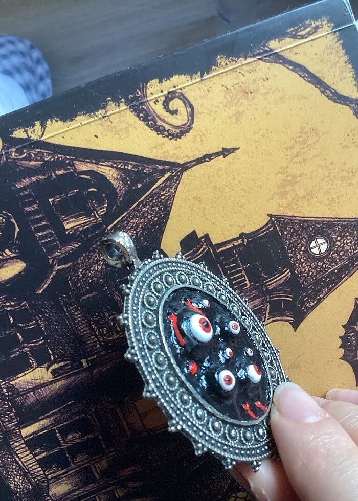 Gotik kolye ucu gözlü - Görsel 2