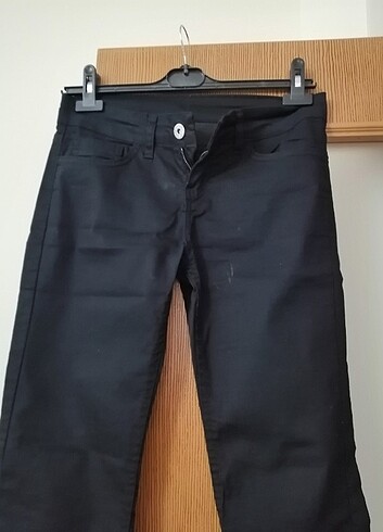 38 Beden siyah Renk İspanyol kumaş bayan pantolon 