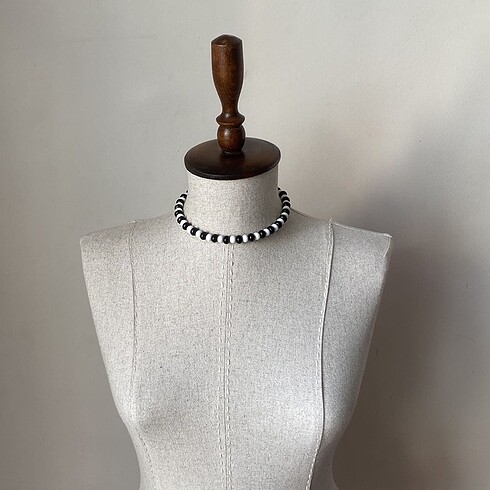 Black and White Necklace grunge