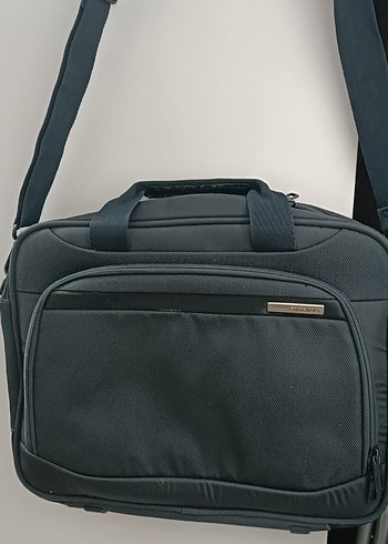 Samsonite Fermuarlı Siyah Erkek Evrak Çantası