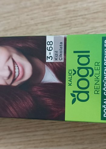 Doğal Renkler Kalıcı Saç Boyası 3-68 Kızıl Çikolata - Görsel 3