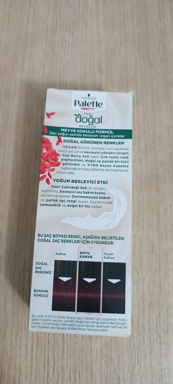 Doğal Renkler Kalıcı Saç Boyası 3-68 Kızıl Çikolata - Görsel 5