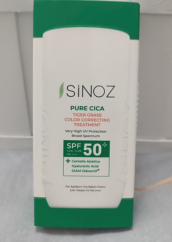 Sinoz Pure Cica SPF 50+ Renk Düzeltici Güneş Kremi - Görsel 2