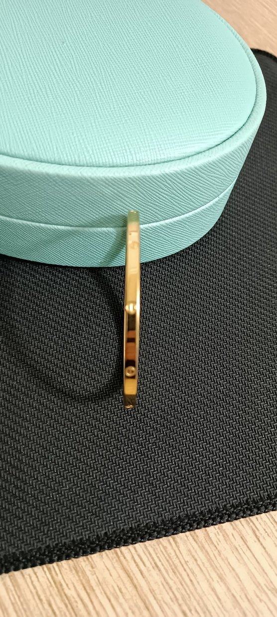 Catier Altın renkli Çelik Kadın Bileklik - Görsel 2