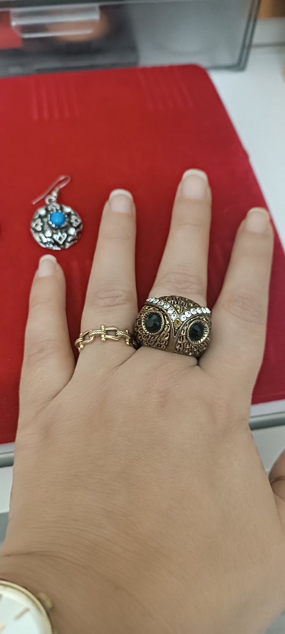 Turkuaz Boncuklu Etnik Midi Küpe - Görsel 3