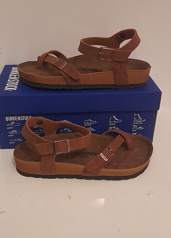 Birkenstock Kadın Taba Sandalet Süet