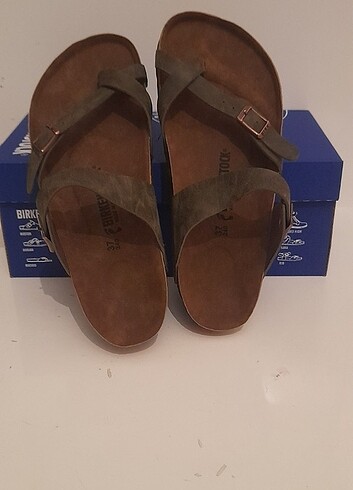 Birkenstock Birkenstock Kadın Haki Parmakarası Süet