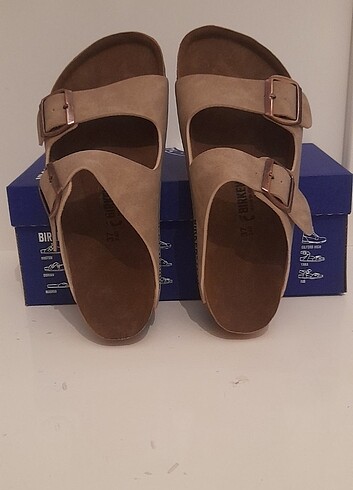 Birkenstock Kadin Bej Deri