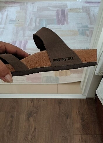 38 Beden kahverengi Renk Birkenstock Çikolata Bayan Parmakarası 