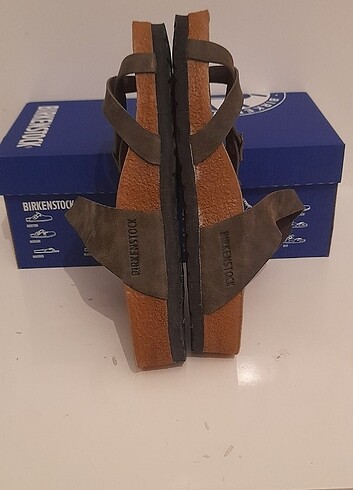 37 Beden Birkenstock Haki Bayan Parmakarası 