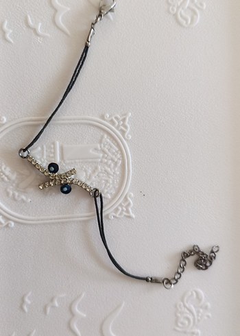 Diğer Taşlı Siyah Minimalist Bileklik