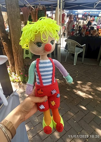  Beden Renk Mavi renkli örgü bebekler