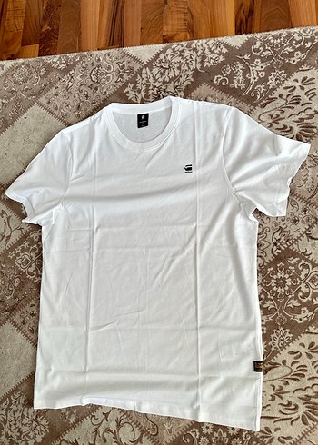 G-star Raw G Star Beyaz Bisiklet Yaka Tisort