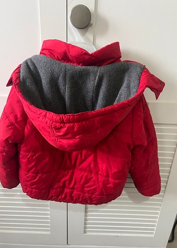 Calvin klein Kırmızı Erkek Çocuk  Mont - Görsel 2