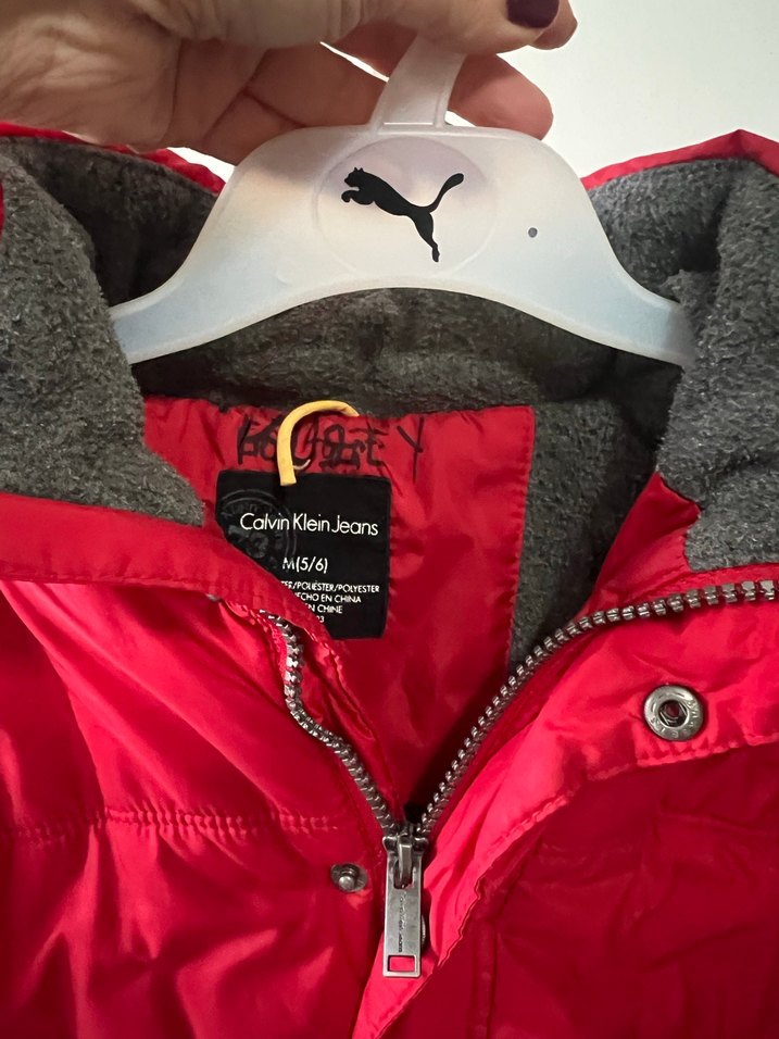 Calvin klein Kırmızı Erkek Çocuk  Mont - Görsel 3