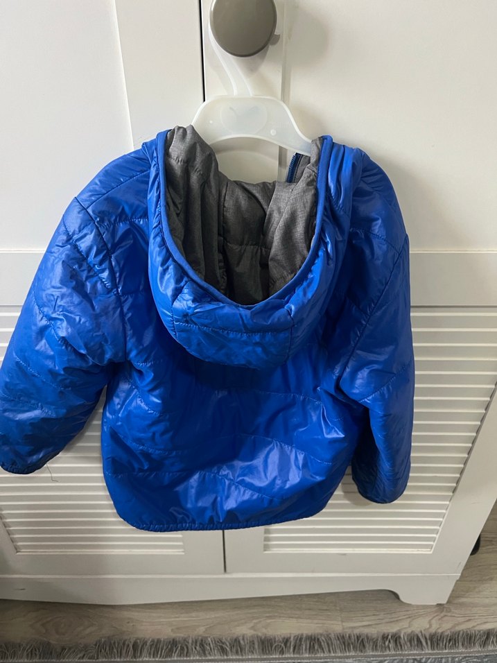 Lacoste çift taraflı Fermuarlı Erkek çocuk mont - Görsel 3