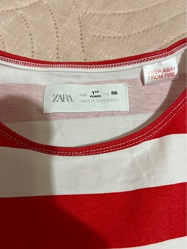 Zara ZARA KIZ BEBEK TSHİRT