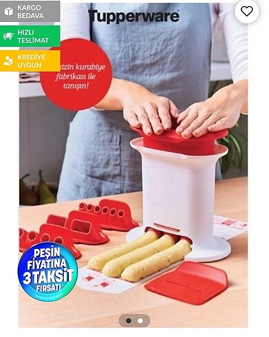Tupperware köfte aparatı