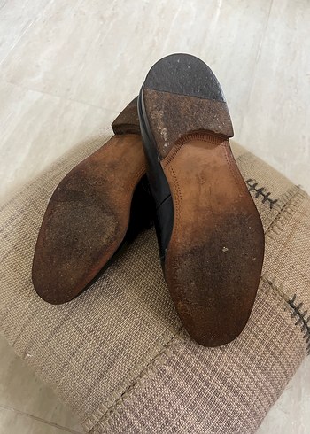 Klasik Siyah Derisi parçalı  Erkek Ayakkabı - Görsel 5