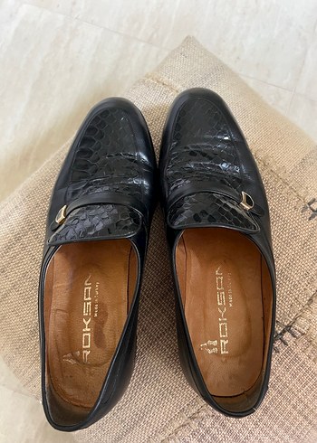 Klasik Siyah Derisi parçalı  Erkek Ayakkabı - Görsel 4