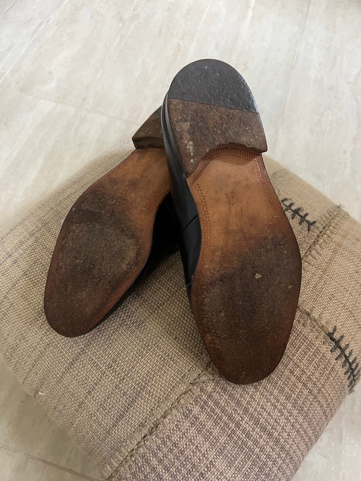 Klasik Siyah Derisi parçalı  Erkek Ayakkabı - Görsel 5