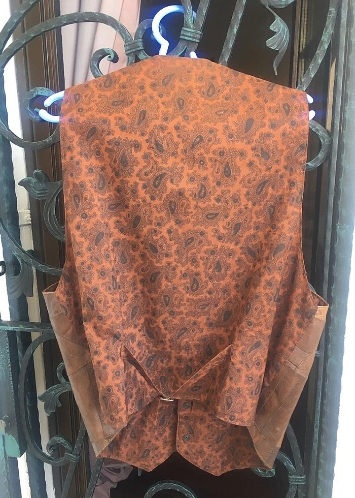 Deri erkek yelek - Görsel 2