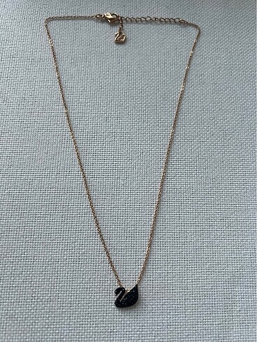  Beden altın Renk SWAROVSKI KUĞU KOLYE
