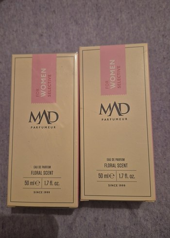 MAD Parfüm Kadın 50 ml Çiçeksi Koku y101