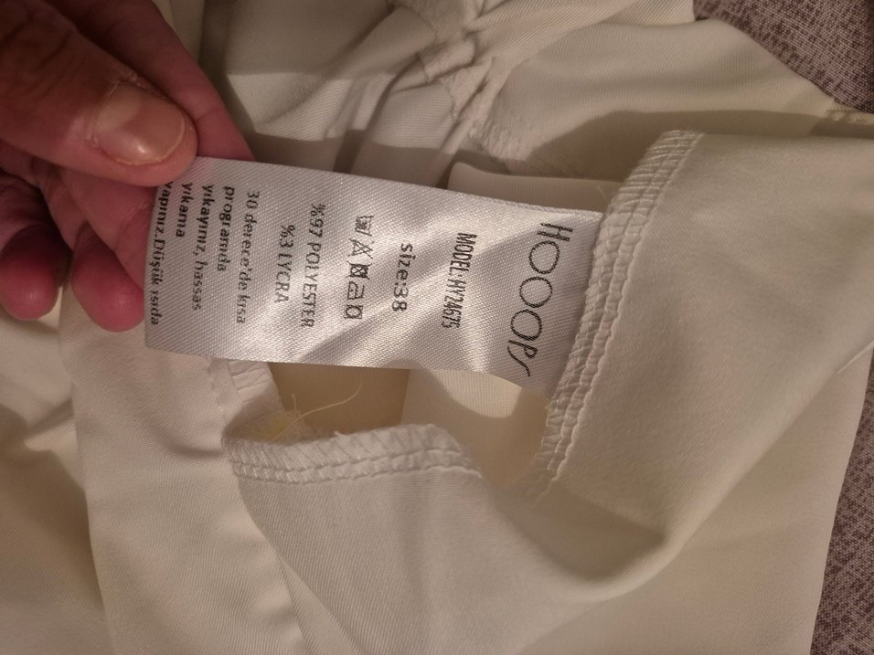 Bej Kadın Kumaş Pantolon - Görsel 3