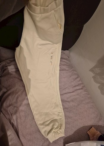 Bej Kadın Rahat Kesim Eşofman Altı - Görsel 3