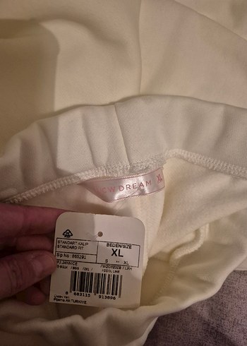 Bej Kadın Rahat Kesim Eşofman Altı - Görsel 4