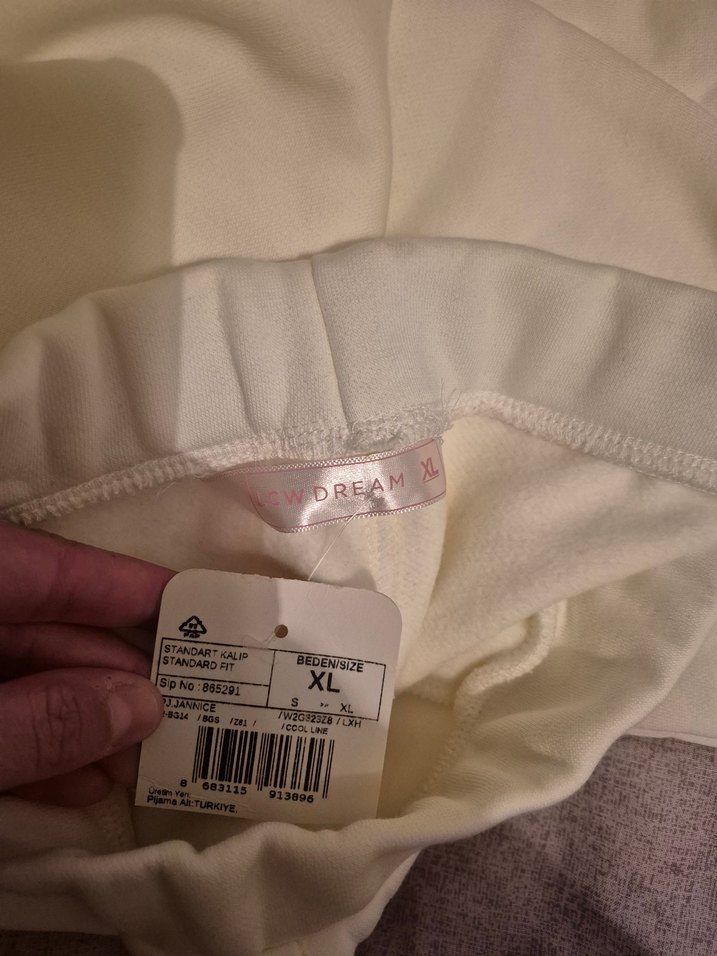 Bej Kadın Rahat Kesim Eşofman Altı - Görsel 5