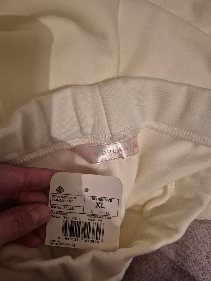 Bej Kadın Rahat Kesim Eşofman Altı - Görsel 4