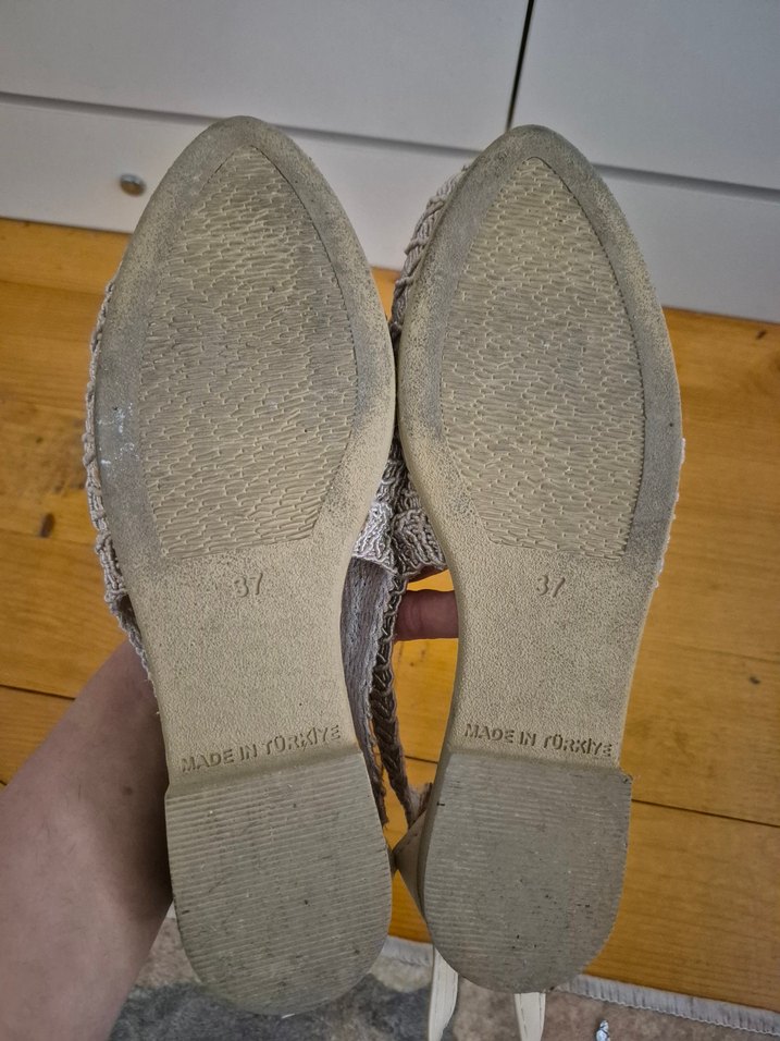 bej hasır babet - Görsel 2