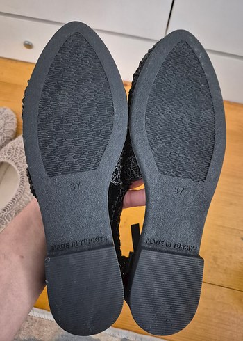 siyah hasır babet - Görsel 2