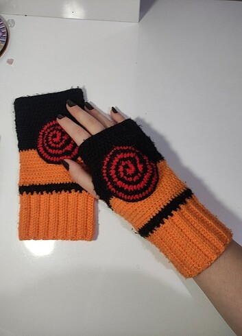 Naruto Uzumaki örgü eldiven
