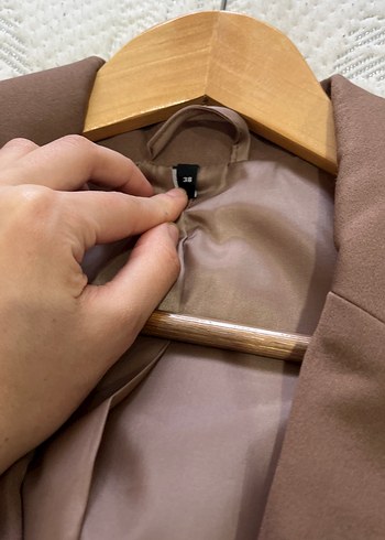 Kahverengi blazer - Görsel 4