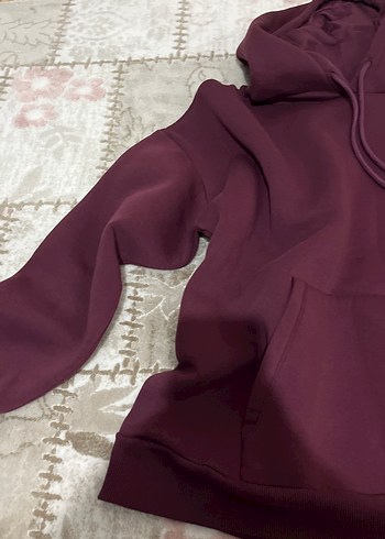 Murdum Kadın Yumuşak Kumaş Kapüşonlu Sweatshirt - Görsel 2