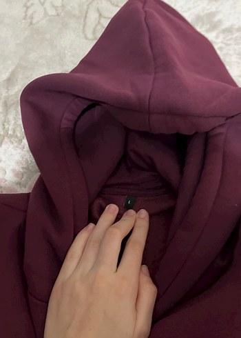 Murdum Kadın Yumuşak Kumaş Kapüşonlu Sweatshirt - Görsel 3