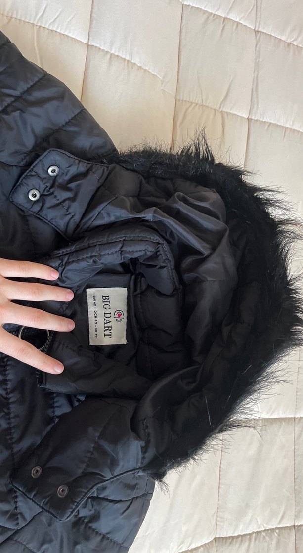 Siyah mont - Görsel 5