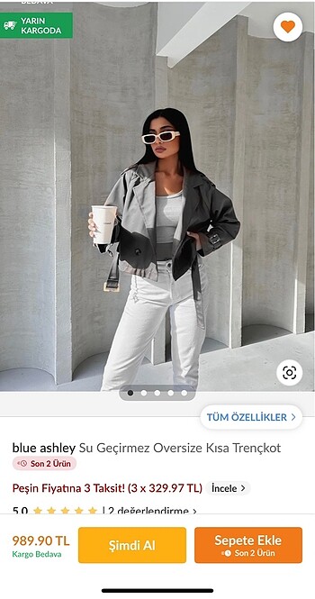 Laura Ashley Kısa trençkot