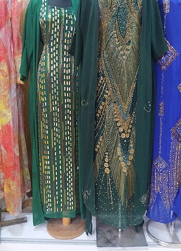 Diğer Yeşil boncuklu Kaftan