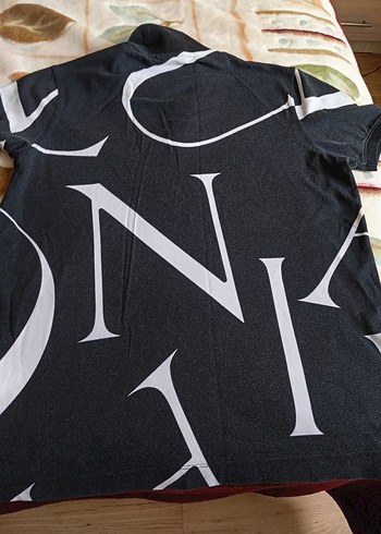 Düğmeli Siyah Gri Baskılı Erkek Polo Tişört - Görsel 4