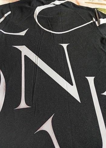 Düğmeli Siyah Gri Baskılı Erkek Polo Tişört - Görsel 5