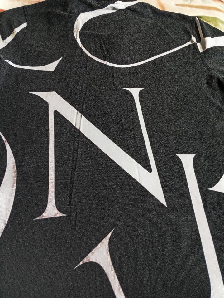 Düğmeli Siyah Gri Baskılı Erkek Polo Tişört - Görsel 5