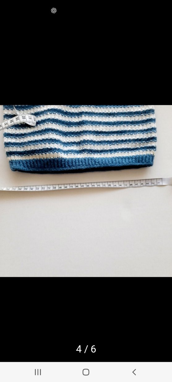 Mavi Beya  Erkek Çocuk Çizgili Örgü Kazak - Görsel 5