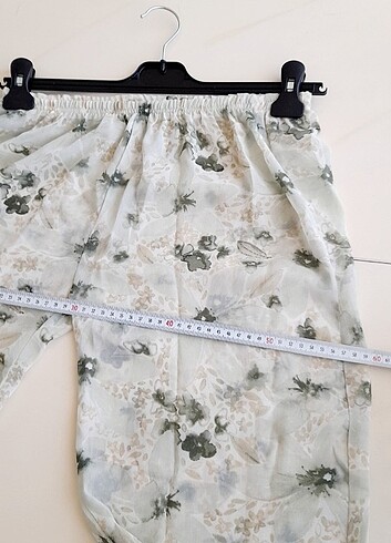 Bikini Üstü Şifon Pantolon - Görsel 6