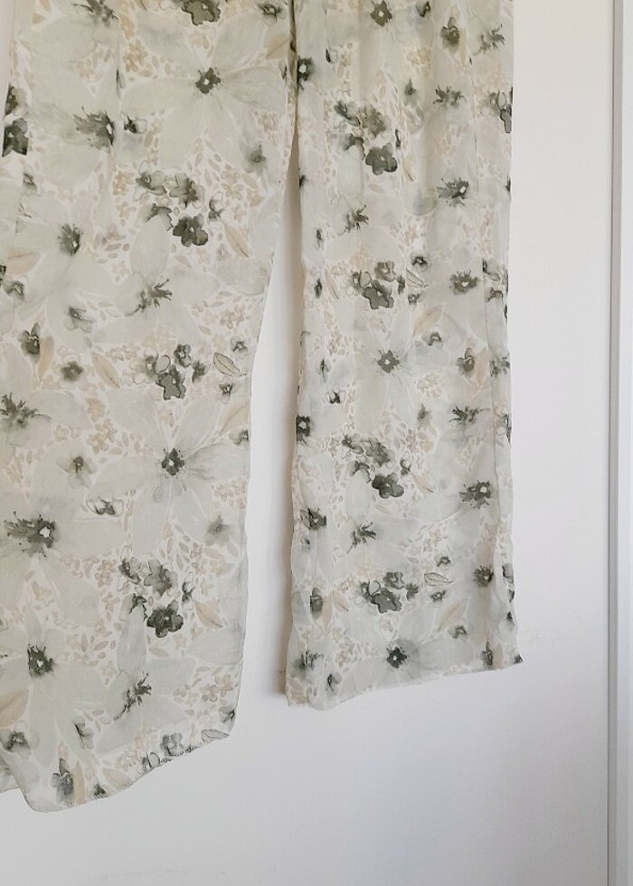 Bikini Üstü Şifon Pantolon - Görsel 2